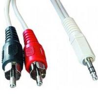 Кабель мультимедійний Jack 3.5mm папа/2RCA папа Cablexpert (CCA-458-10M) Diawest