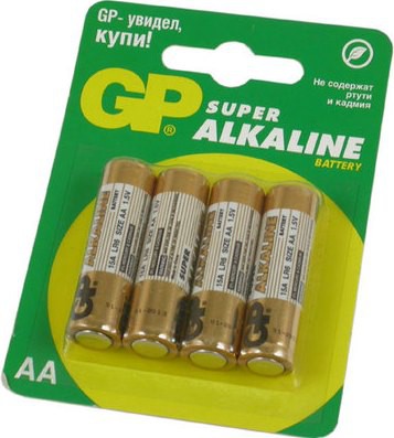 Батарейка GP AA LR6 Super Alcaline * 4 (GP15A-2UE4) Diawest