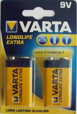 Батарейка Varta Longlife 9V 6LR61 *2 (04122101412) Diawest