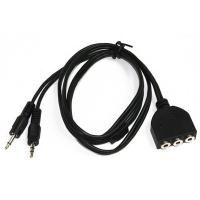 Кабель мультимедийный подовжувач Jack 3.5mm папа/ 3х3.5mm мама Cablexpert (CC-MIC-1) Diawest
