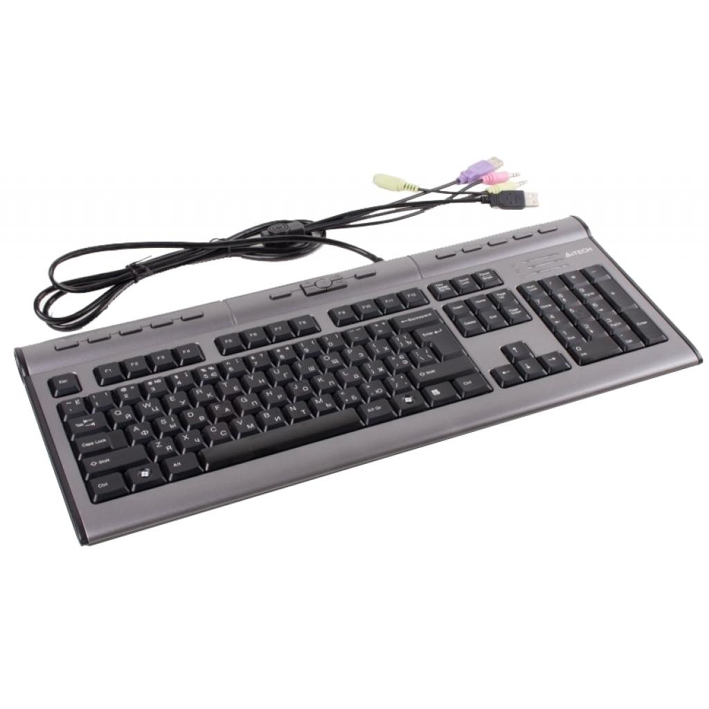 Клавіатура A4Tech KL-7MUU-R (KL-7MUU-R Silver/Black) Diawest