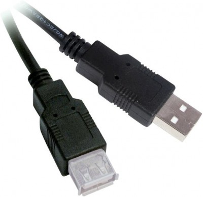 Кабель USB;  разъем1: USB тип А вилка;  разъем2: USB тип А розетка;  длина: 1,8 м Diawest