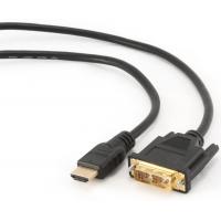 Кабель мультимедійний HDMI to DVI 18+1pin M, 10.0m Cablexpert (CC-HDMI-DVI-10MC) Diawest