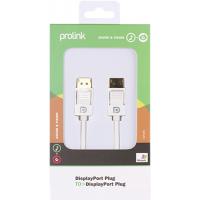 Кабель мультимедійний Display Port to Display Port 2.0m Prolink (MP379) Diawest