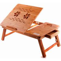 Столик для ноутбука;  материал: бамбук + металл(крепеж);  тип охлаждения: активное;  совместимость: ноутбуки 10