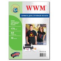 Бумага для принтера/копира WWM A4 Termotransfers/Black (TD175.10) Diawest