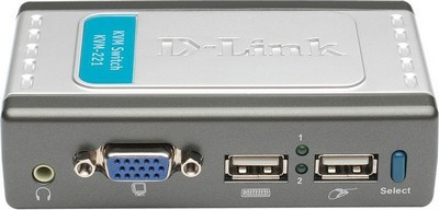 Коммутатор консолей (KVM Switches) D-Link KVM-221 Diawest
