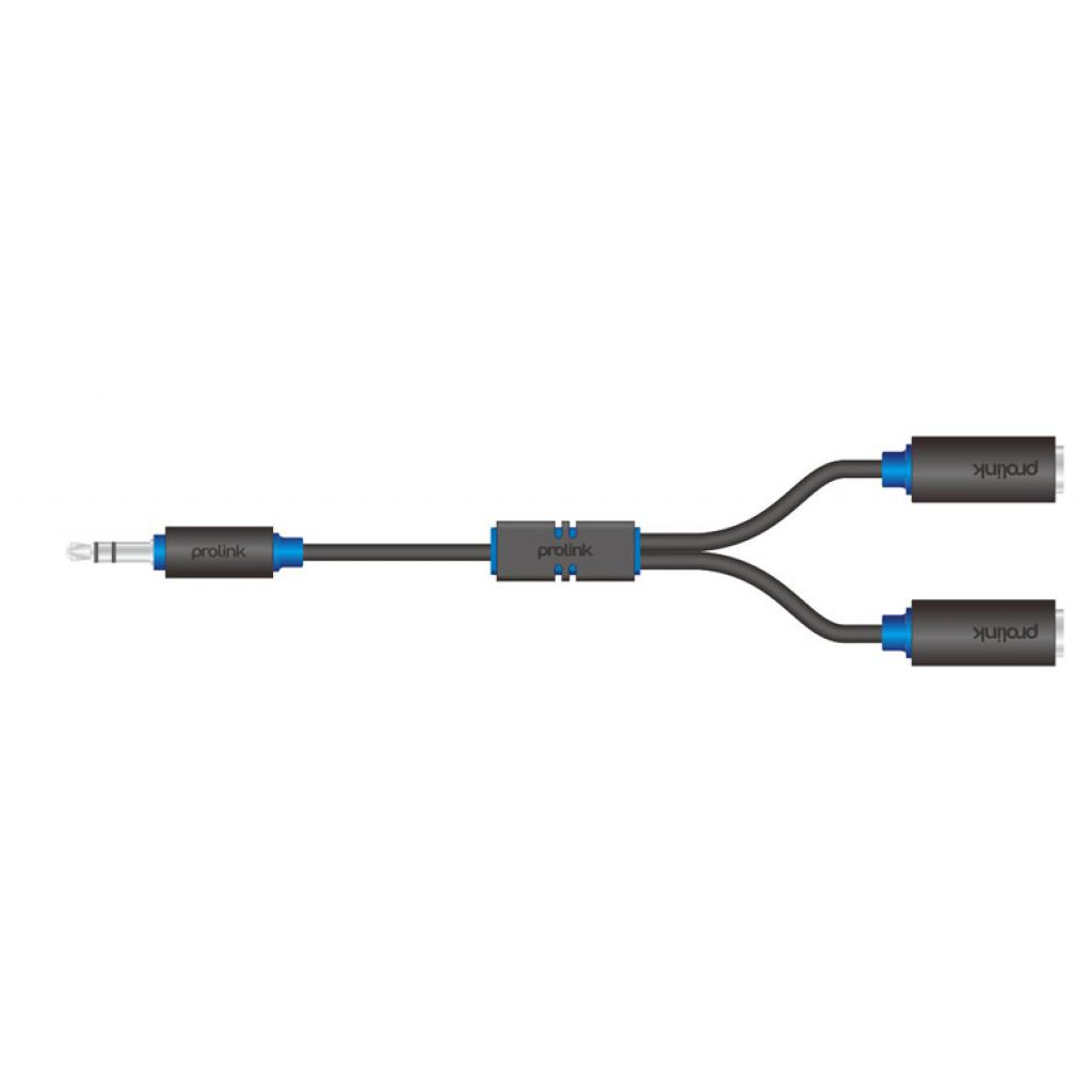 Кабель мультимедийный Jack 3.5mm to 2xJack 3.5 M Prolink (PB107-0030) Diawest