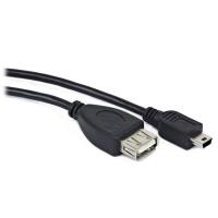 Перехідник OTG USB 2.0 AF to Mini 5P 0.5m PowerPlant (KD00AS1235) Diawest