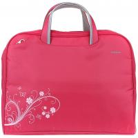Сумка;  размер ноутбука, дюймов: 15,6-16;  материал: нейлон, полиэстер;  цвет: розовый/белый Diawest