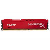 Модуль пам'яті для комп'ютера DDR3 4Gb 1600 MHz HyperX Fury Red Kingston (HX316C10FR/4) Diawest
