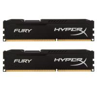 Модуль пам'яті для комп'ютера DDR3 16GB (2x8GB) 1600MHz HyperX Fury Black Kingston (HX316C10FBK2/16) Diawest