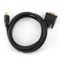 Кабель мультимедійний HDMI to DVI 18+1pin M, 0.5m Cablexpert (CC-HDMI-DVI-0.5M) Diawest