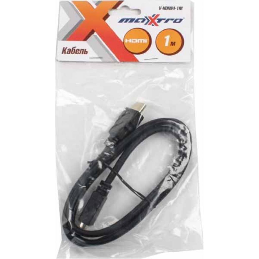 Кабель мультимедійний HDMI to HDMI 1.0m Maxxter (V-HDMI4-1M) Diawest