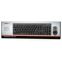 комплект (клавиатура и мышь) REAL-EL Standard 503 Kit, USB, black Diawest