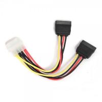 Кабель живлення Molex to 2xSATA power 0.3m Cablexpert (CC-SATA-PSY-0.3M) Diawest