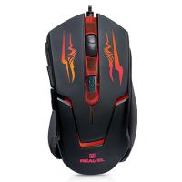 Мишка REAL-EL RM-520 Gaming, black Diawest