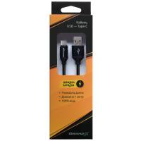 Дата кабель USB 2.0 AM to Type-C 1.0m Black Grand-X (MC-01B) Diawest