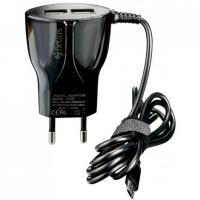 Зарядное устройство Gelius Ultra Edition 2*USB + cable Type-C 2,1A Black (62258) Diawest