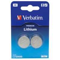 Батарейка Verbatim CR 2450 Lithium 3V * 2 (49938) Diawest