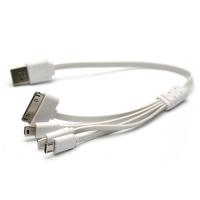 Дата кабель USB 2.0 AM - Mini, Micro, Lightning, I-Pod, 0.3м PowerPlant (KABUSBALL) Diawest