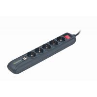 Сетевой фильтр питания EnerGenie SPG5-U2-5 Power strip with USB charger, 5 sockets, (SPG5-U2-5) Diawest