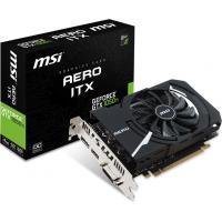 Видеокарта MSI GeForce GTX1050 Ti 4096Mb AERO ITX OC (GTX 1050 TI AERO ITX 4G OCV1) Diawest