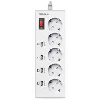 Сетевые фильтры, удлинители REAL-EL RS-5F CHARGE 4, 3m, white (EL122300015) Diawest
