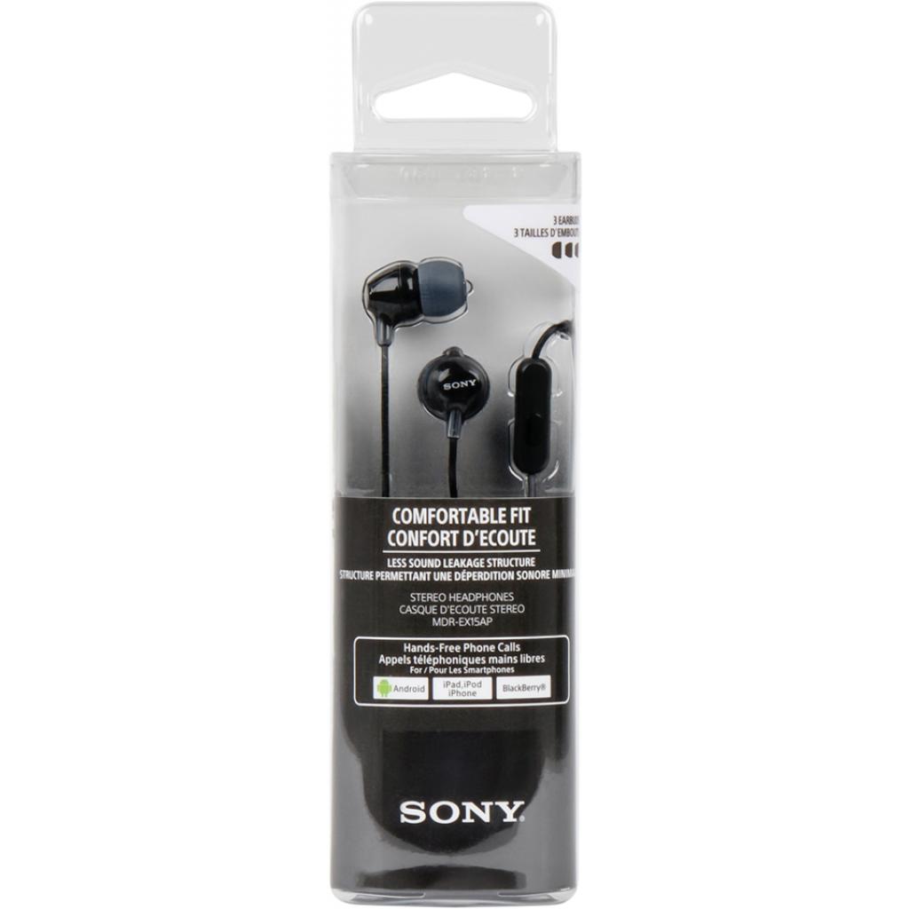 Навушники SONY MDR-EX15AP Black (MDREX15APB.CE7) Diawest
