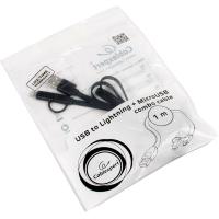 Дата кабель USB 2.0 AM to Lightning&Micro USB 1.0m Cablexpert (CC-USB2-AMLM2-1M) Diawest