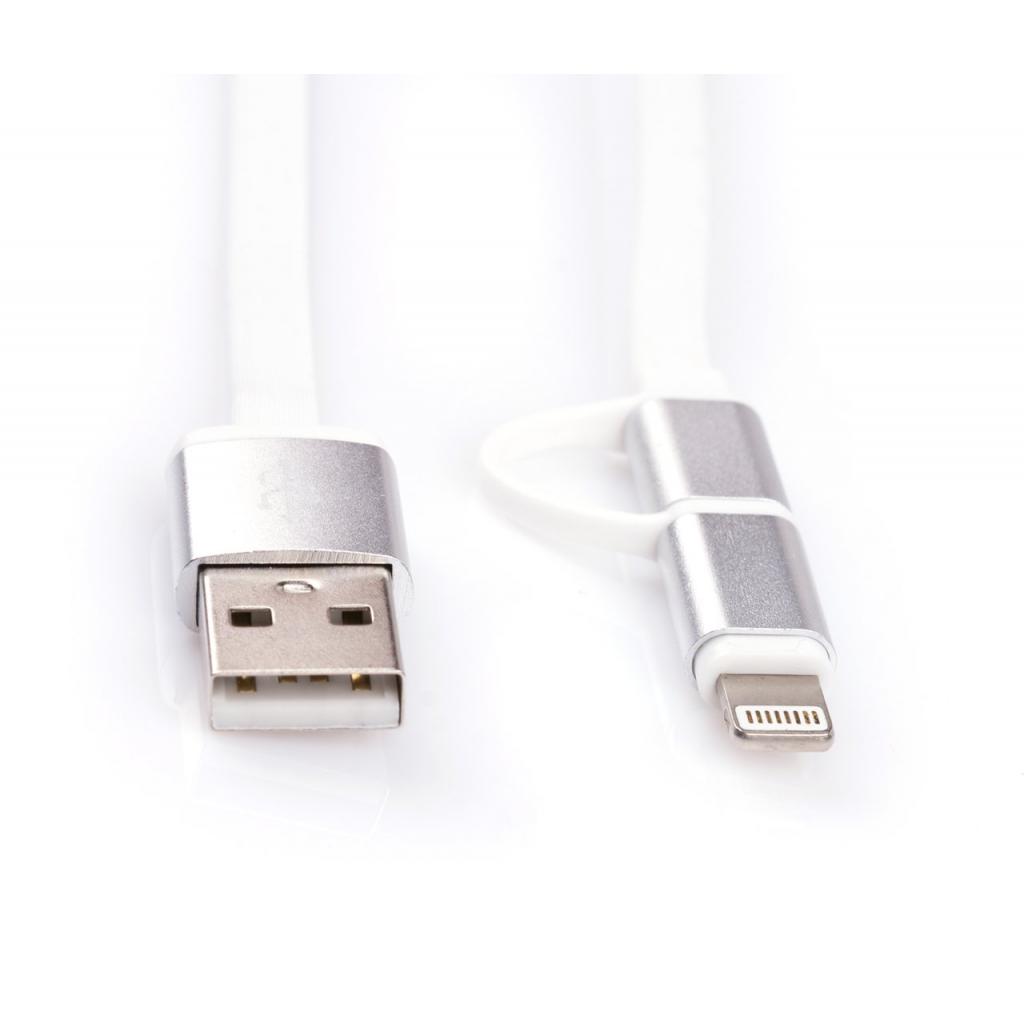 Дата кабель USB 2.0 AM to Micro 5P&Lightning 1.0m Vinga (USBAMMICRO&Lightning-1.0) Diawest