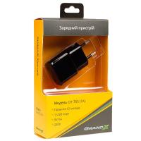 Зарядний пристрій Grand-X CH-765UMB (5V/1A + DC cable Micro USB 1m) Black (CH-765UMB) Diawest