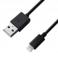 Зарядний пристрій Grand-X 1*USB, 2,1A, Black, + cable USB -> Lightning, Cu, 2.1А, 1m (CH03LTB) Diawest