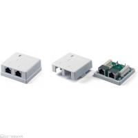 Розетка сетевая Hypernet RJ45 x2 FTP 5e (MB-STP2) Diawest