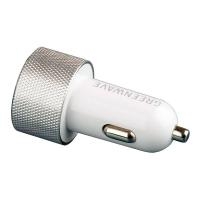 Зарядний пристрій Greenwave 12-24V, 2*USB 5V/2.4A (CH-CC-224M silver/white) Diawest