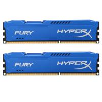 Модуль пам'яті для комп'ютера DDR3 16Gb (2x8GB) 1600 MHz HyperX Fury Fury Blu Kingston (HX316C10FK2/16) Diawest