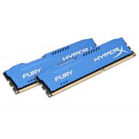 Модуль пам'яті для комп'ютера DDR3 16Gb (2x8GB) 1600 MHz HyperX Fury Fury Blu Kingston (HX316C10FK2/16) Diawest