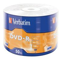 Диск Verbatim 4.7Gb 16X Wrap-box 50шт MATT SILVER (43788) Diawest