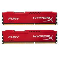 Модуль пам'яті для комп'ютера DDR3 8Gb (2x4GB) 1866 MHz HyperX Fury Red Kingston (HX318C10FRK2/8) Diawest