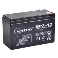 Батарея до ДБЖ Matrix 12V 7AH (NP7-12) Diawest