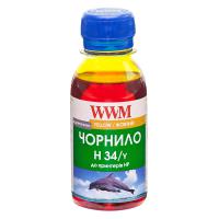 Чернила WWM HP № 22/134/136 100г Yellow (H34/Y-2) Diawest