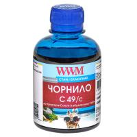 Чернила WWM CANON GI-490 200г Cyan (C49/C) Diawest