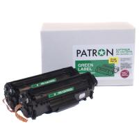 Картридж Patron HP LJ Q2612A/CANON 703 GREEN Label (DUAL PACK) (PN-12A/703DGL) Diawest