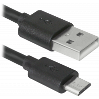 Дата кабель USB08-03BH USB - Micro USB, black, 1m Defender (87476) Diawest