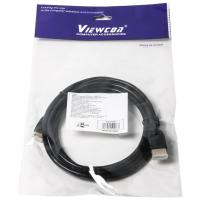 Аксесуар для монітора Viewcon HDMI A to HDMI C (mini), 1.8m (VD 090-1,8м.) Diawest