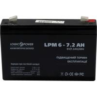 Батарея до ДБЖ LogicPower LPM 6В 7.2 Ач (3859) Diawest