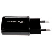 Зарядний пристрій Grand-X 5V 2,4A USB Black (CH-15B) Diawest