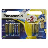 Батарейка Panasonic AA LR06 Evolta * 6(4+2) (LR6EGE/6B2F) Diawest