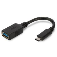 Перехідник Type-C to USB AF 0.15m DIGITUS (AK-300315-001-S) Diawest