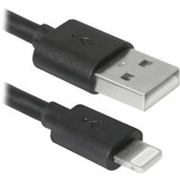 Кабель/перехідник Defender ACH01-10BH USB - Lightning, black, 3m (87467) Diawest